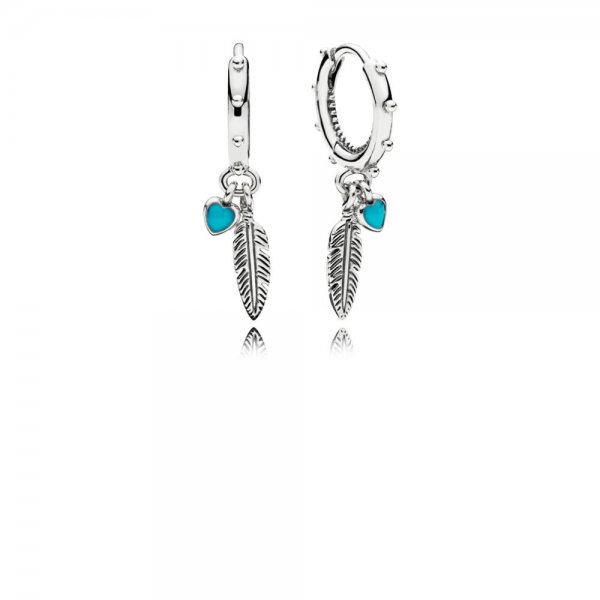 Boucles d’oreilles, Plumes Spirituelles PANDORA France - 297205EN168