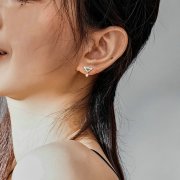 Clous d'Oreilles Style PANDORA Un ours mignon - SCE788