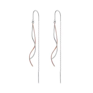 (image pour) Boucles d'oreilles pendantes à pompon de style Pandora - SCE1600