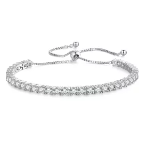 (image pour) Bracelet en Moissanite de style Pandora - MSB005