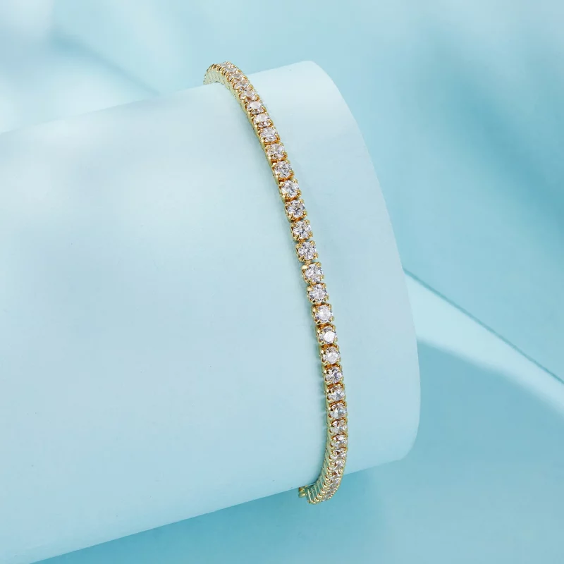 (image pour) Bracelet Plaqué Or de Style Pandora - Affectionately - SCB029-B - Afficher 2