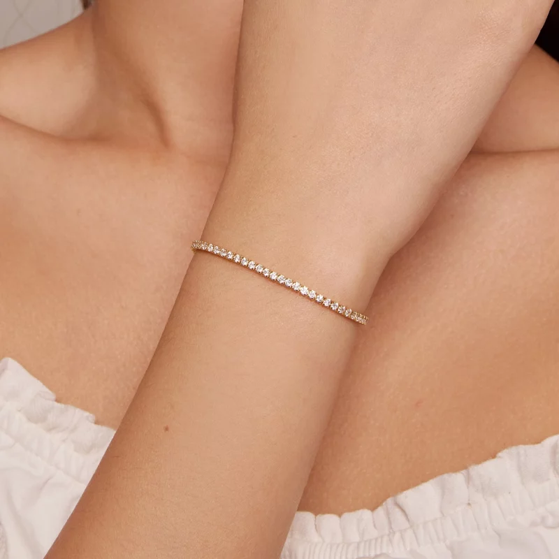 (image pour) Bracelet Plaqué Or de Style Pandora - Affectionately - SCB029-B - Afficher 5