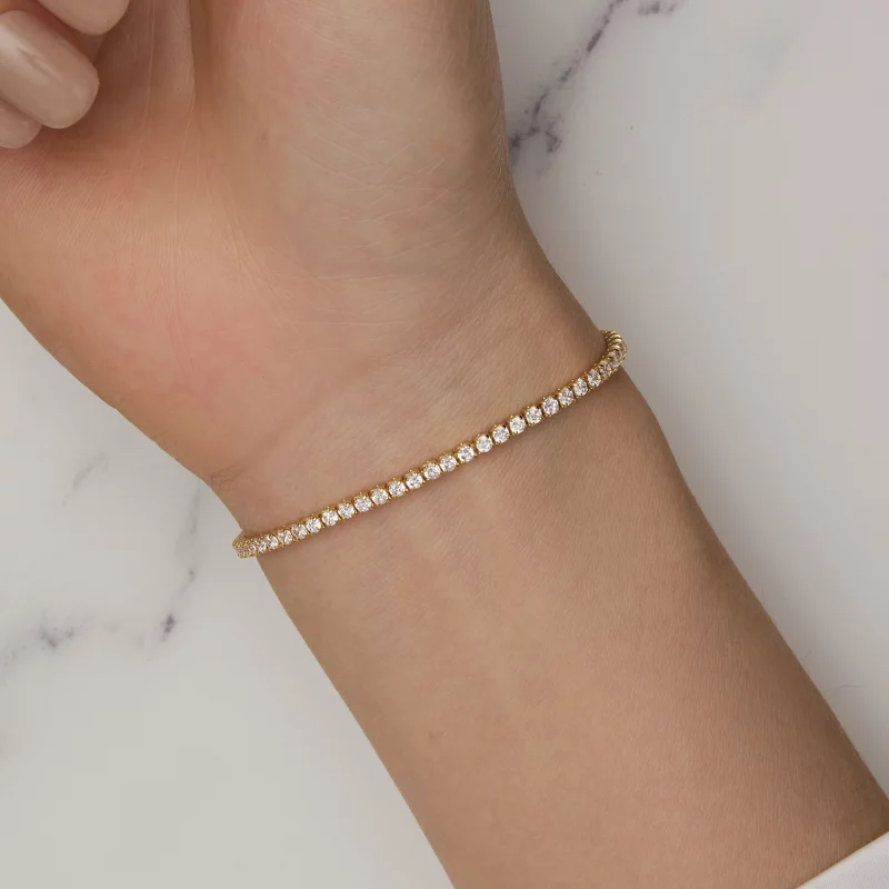 (image pour) Bracelet Plaqué Or de Style Pandora - Affectionately - SCB029-B - Afficher 6