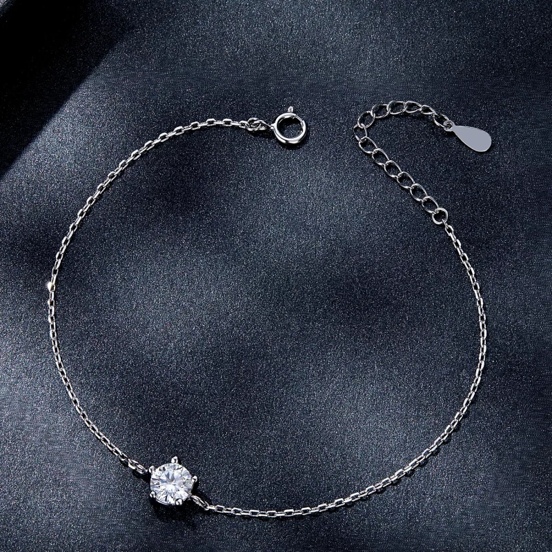 (image pour) Bracelet Étincelant en Moissanite de Style Pandora - MSB001 - Afficher 3