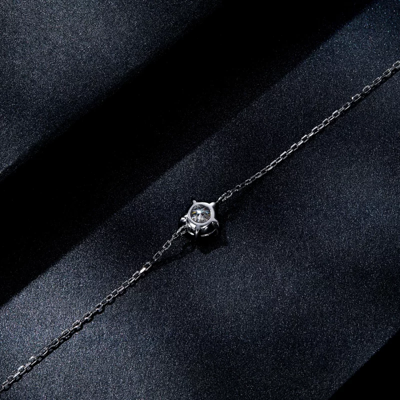 (image pour) Bracelet Étincelant en Moissanite de Style Pandora - MSB001 - Afficher 4