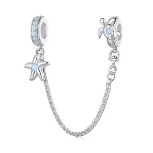 (image pour) Chaîne de sécurité style Pandora monde sous-marin - BSC870