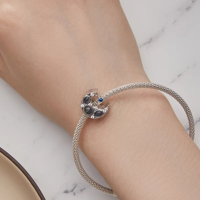 (image pour) Charm de style Pandora en forme de lune - BSC872 - Afficher 7