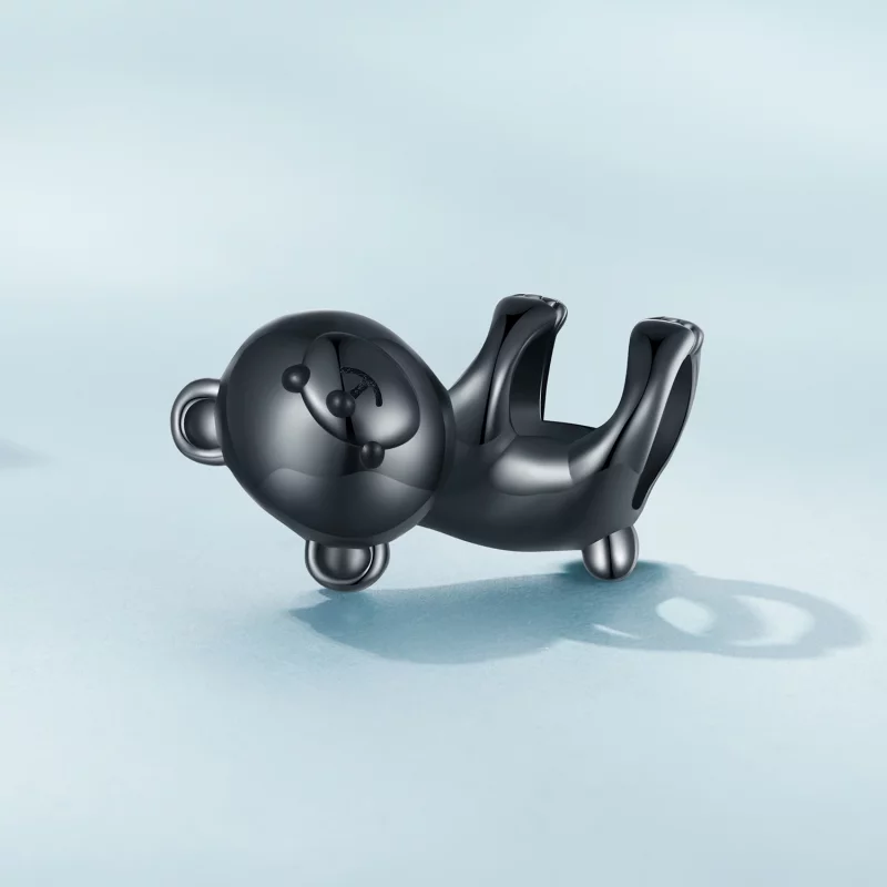 (image pour) Charm de style Pandora en forme de petit ours - SCC2508 - Afficher 2