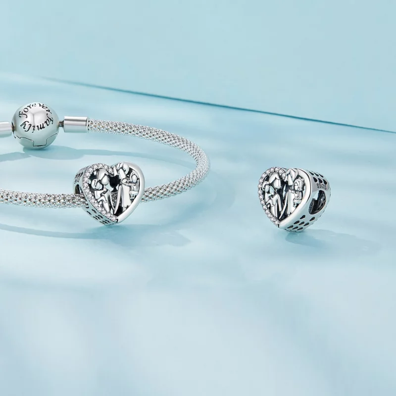 (image pour) Charm de style Pandora pour la famille - SCC2514 - Afficher 4