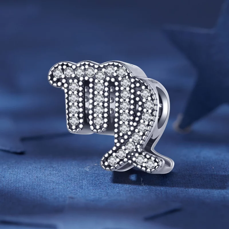 (image pour) Charm de style Pandora pour le signe du zodiaque Vierge - SCC2516-6 - Afficher 2