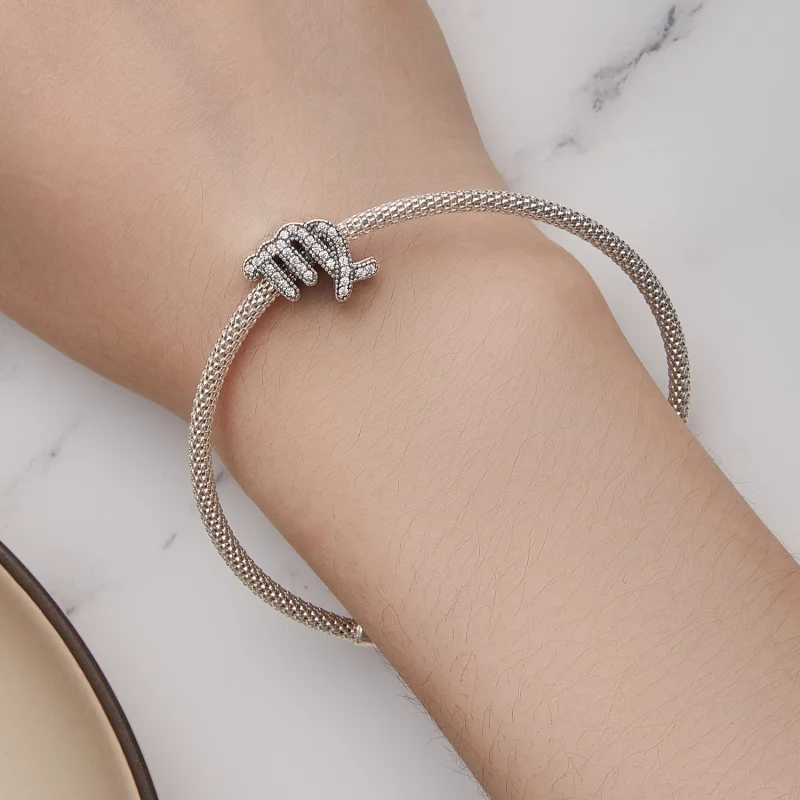 (image pour) Charm de style Pandora pour le signe du zodiaque Vierge - SCC2516-6 - Afficher 6