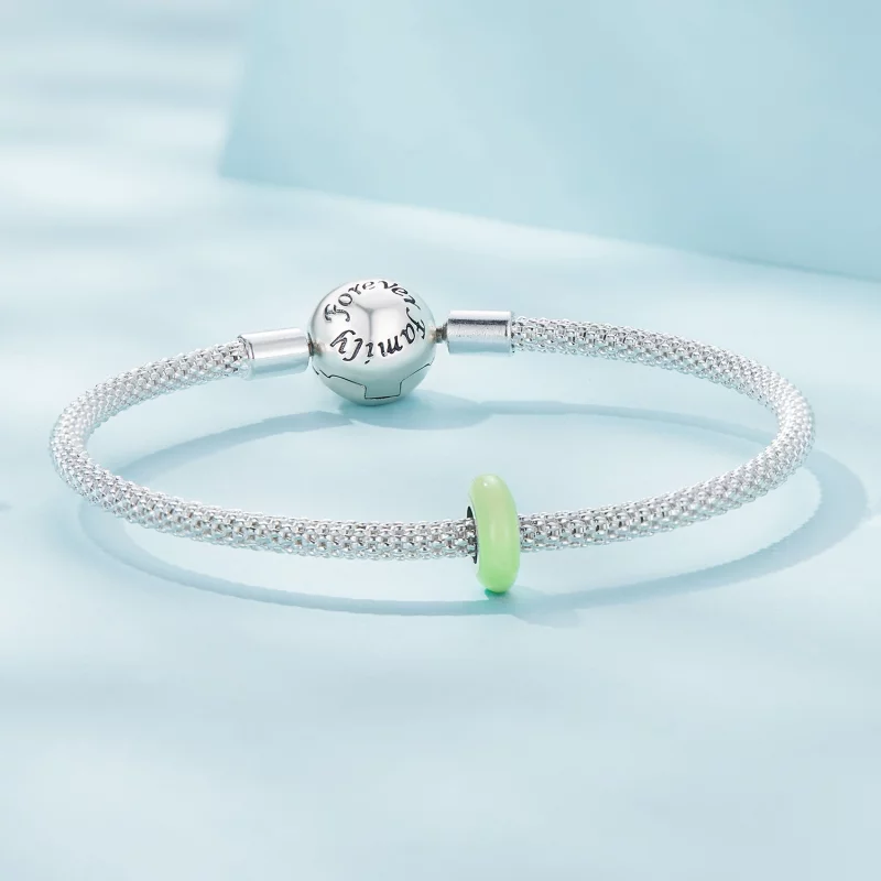 (image pour) Charm en gel de silice de style Pandora - SCC1450-LG - Afficher 5