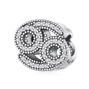 Charm Pandora Style du signe du zodiaque Cancer - SCC2516-4 (image pour) Charm Pandora Style du signe du zodiaque Cancer - SCC2516-4