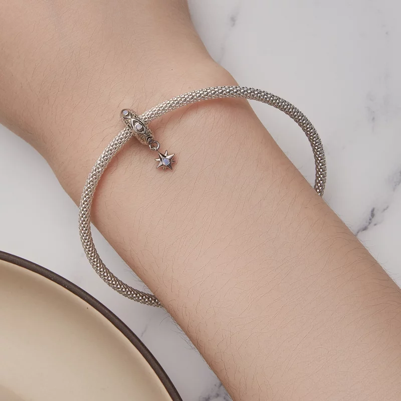 (image pour) Charm Pandora Style à Étoile d' - Afficher 5