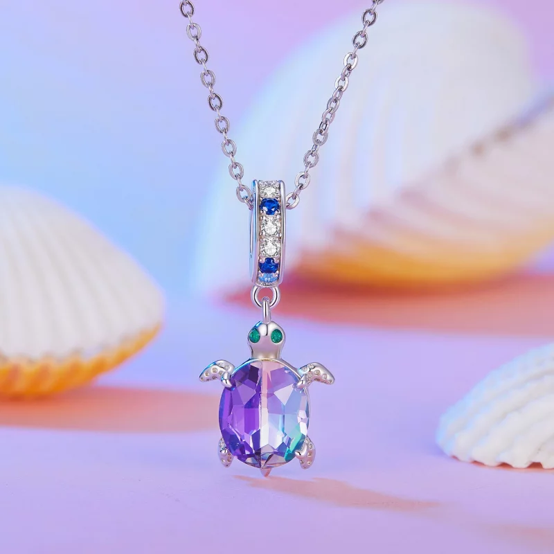 (image pour) Charmant pendentif en forme de tortue délicat style Pandora - BSC849 - Afficher 2