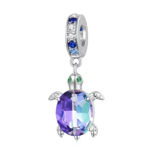 (image pour) Charmant pendentif en forme de tortue délicat style Pandora - BSC849
