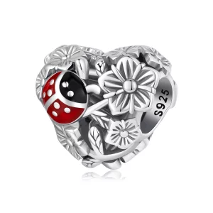 (image pour) Charme coccinelle chanceuse de style Pandora - SCC2524