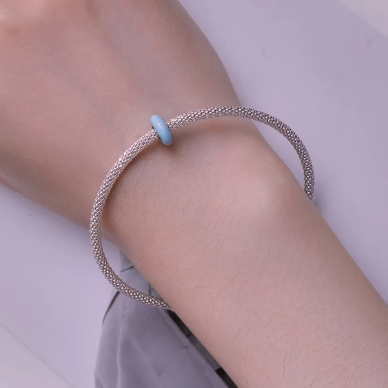 (image pour) Charme d'espacement en gel de silice de style Pandora - SCC1450-GB - Afficher 6