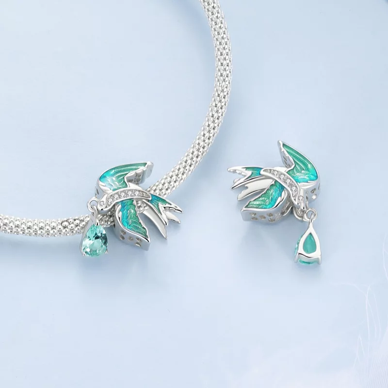 (image pour) Charme d'oiseau style Pandora - BSC865 - Afficher 4