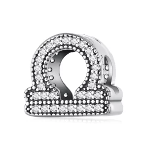 Charme de zodiaque chanceux Libra de style Pandora - SCC2516-7 (image pour) Charme de zodiaque chanceux Libra de style Pandora - SCC2516-7