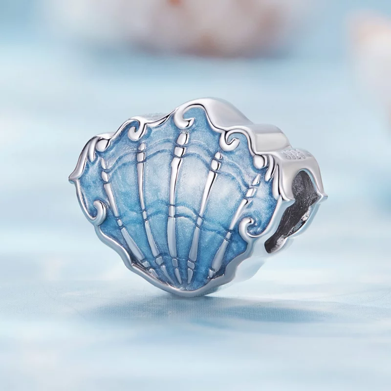 (image pour) Charme en forme de coquillage de style Pandora - SCC2507 - Afficher 2