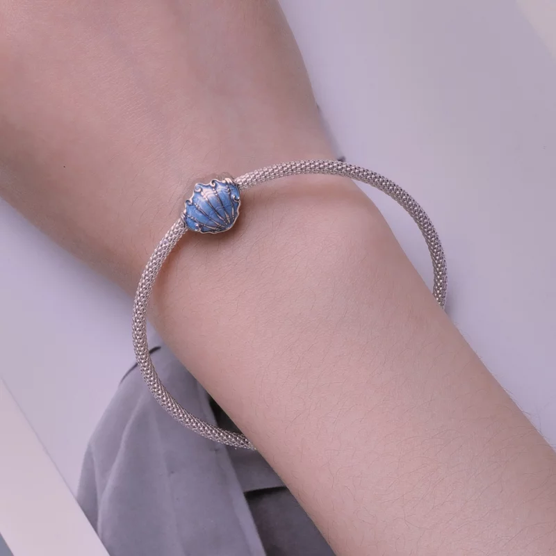 (image pour) Charme en forme de coquillage de style Pandora - SCC2507 - Afficher 6
