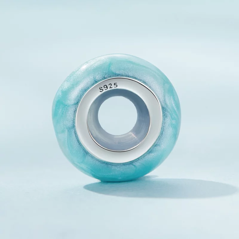 (image pour) Charme intercalaire en gel de silice de style Pandora - SCC1450-BGP - Afficher 3