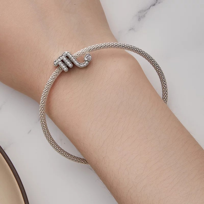 (image pour) Charme style Pandora Signe du zodiaque Scorpion chanceux - SCC2516-8 - Afficher 6