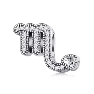 (image pour) Charme style Pandora Signe du zodiaque Scorpion chanceux - SCC2516-8