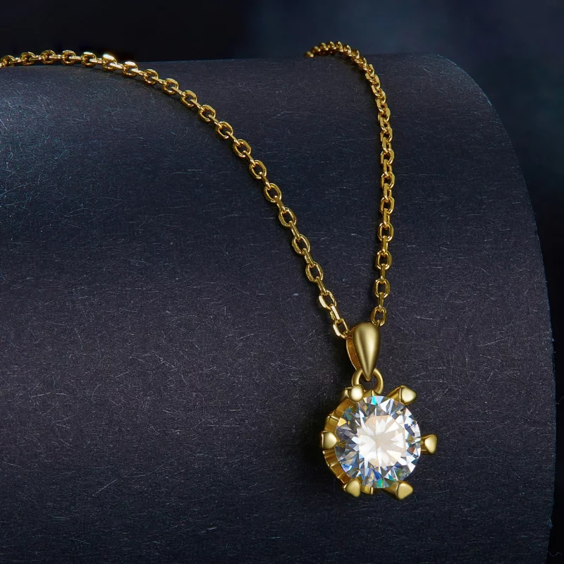 (image pour) Collier de style Pandora avec luxueux moissanite - MSN006-B - Afficher 2