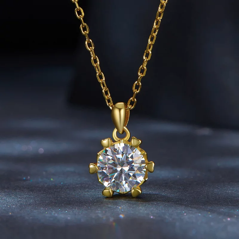 (image pour) Collier de style Pandora avec luxueux moissanite - MSN006-B - Afficher 3