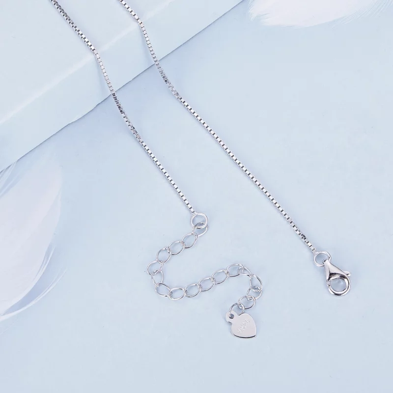 (image pour) Collier de style Pandora avec petite fleur - BSN329 - Afficher 4
