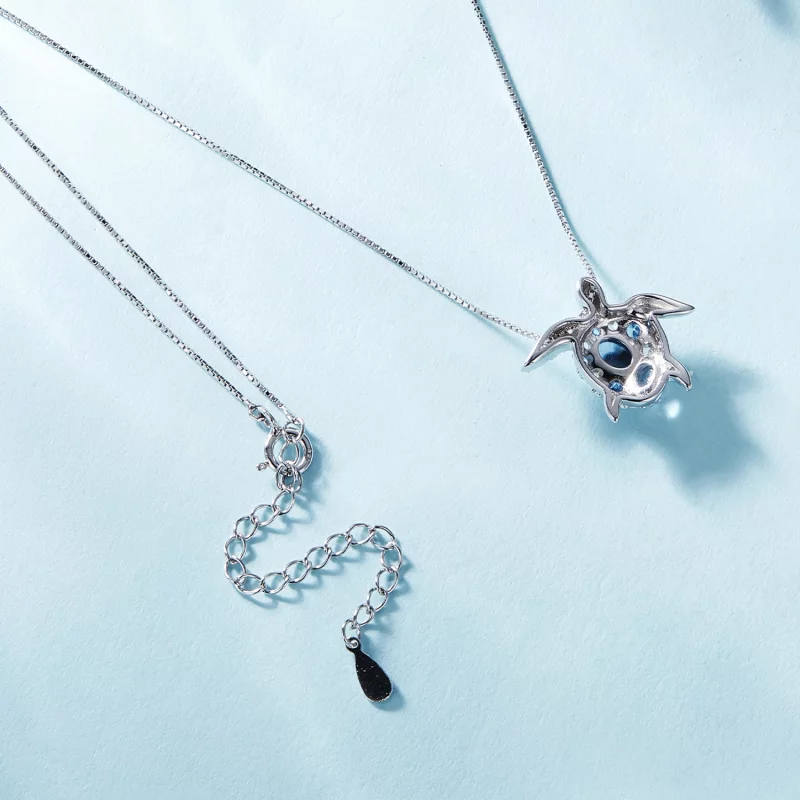 (image pour) Collier de style Pandora avec une tortue de mer - BSN331 - Afficher 4