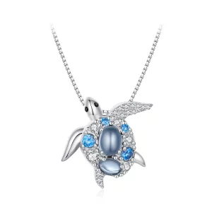 (image pour) Collier de style Pandora avec une tortue de mer - BSN331