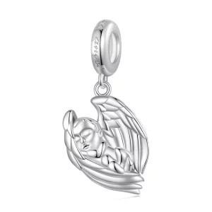 (image pour) Pendentif Charme Bébé Ange de style Pandora - BSC851