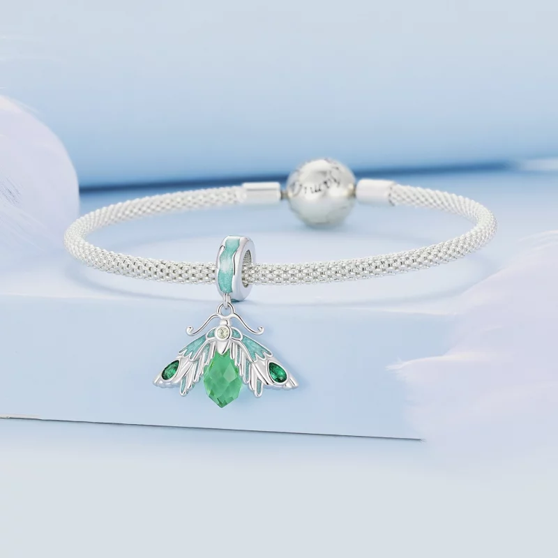 (image pour) Pendentif Charme de style Pandora en forme de papillon de nuit - BSC866 - Afficher 3