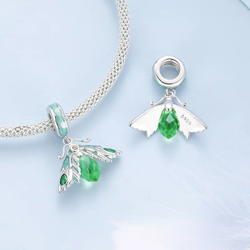 (image pour) Pendentif Charme de style Pandora en forme de papillon de nuit - BSC866 - Afficher 4