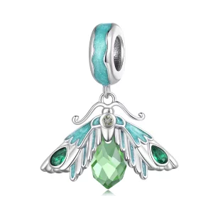 (image pour) Pendentif Charme de style Pandora en forme de papillon de nuit - BSC866