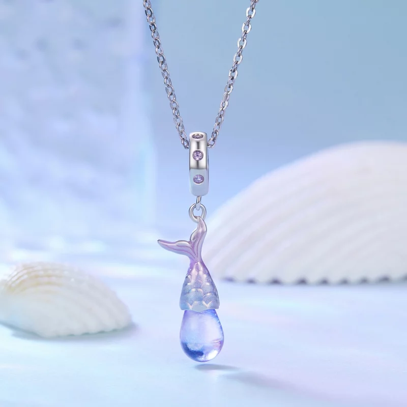 (image pour) Pendentif Charme Larmes de Sirène de style Pandora - BSC874 - Afficher 2