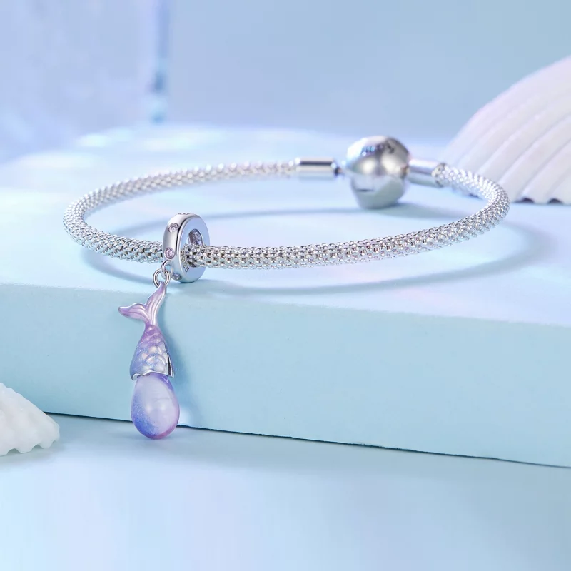(image pour) Pendentif Charme Larmes de Sirène de style Pandora - BSC874 - Afficher 3