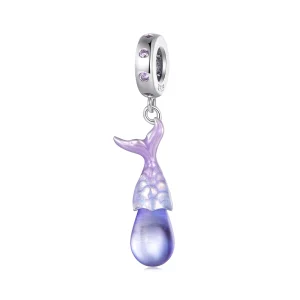 (image pour) Pendentif Charme Larmes de Sirène de style Pandora - BSC874