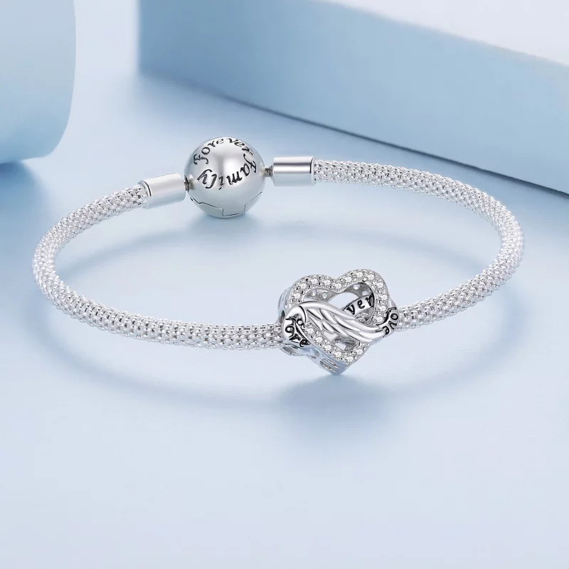 (image pour) Style Pandora Charme Cœur Éternel - BSC853 - Afficher 5