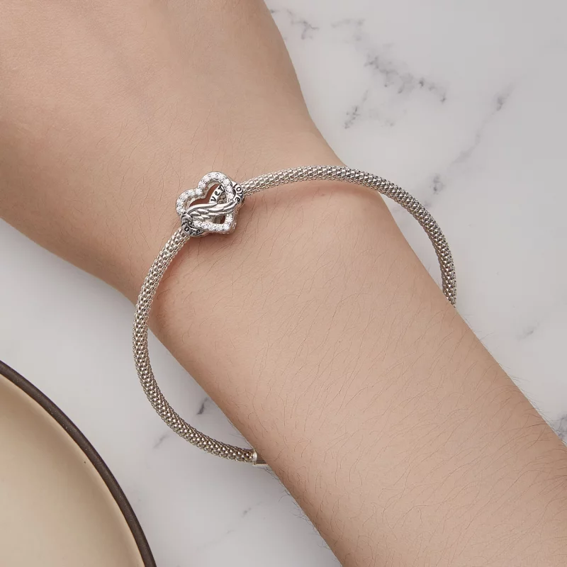 (image pour) Style Pandora Charme Cœur Éternel - BSC853 - Afficher 6