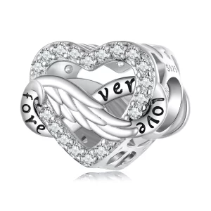 (image pour) Style Pandora Charme Cœur Éternel - BSC853