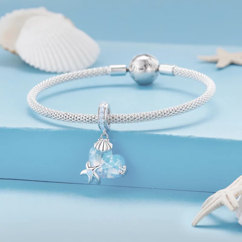 (image pour) Style Pandora Le Charme Pendentif Monde Sous-Marin - BSC869 - Afficher 3