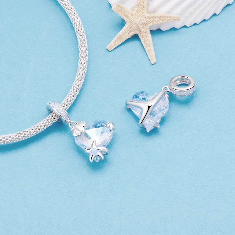 (image pour) Style Pandora Le Charme Pendentif Monde Sous-Marin - BSC869 - Afficher 4