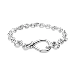Bracelet Chaîne PANDORA Nœud Infini Imposant - 598911C00 (image pour) Bracelet Chaîne PANDORA Nœud Infini Imposant - 598911C00