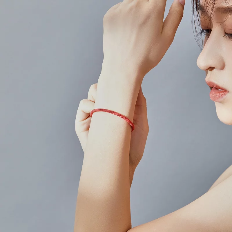 (image pour) Bracelet Cordon Style PANDORA Corde Rouge - SCB166 - Afficher 2