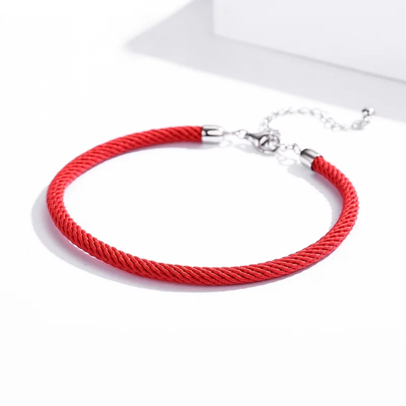 (image pour) Bracelet Cordon Style PANDORA Corde Rouge - SCB166 - Afficher 3
