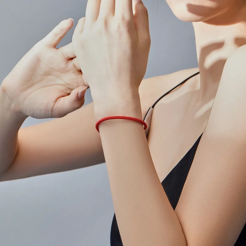 (image pour) Bracelet Cordon Style PANDORA Corde Rouge - SCB166 - Afficher 5